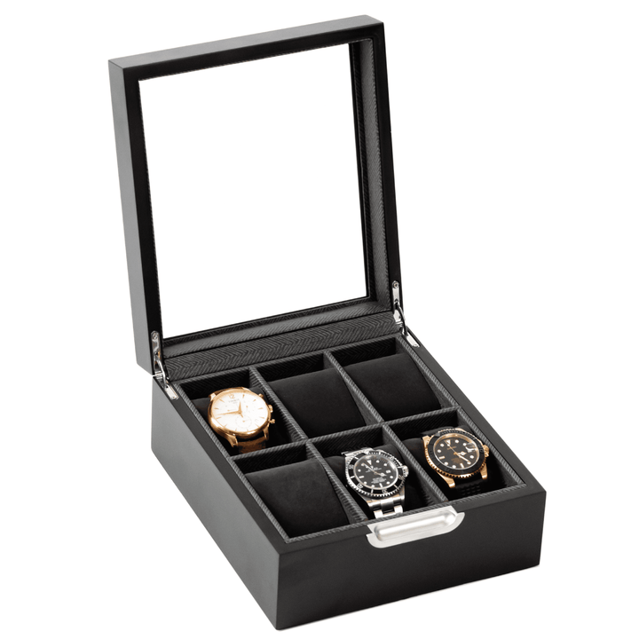 Modern 2x3 Watch Box - 6 Slot – Cincinnati Watch Company Modern 2x3 Watch Box - 6 Slot – Cincinnati Watch Company