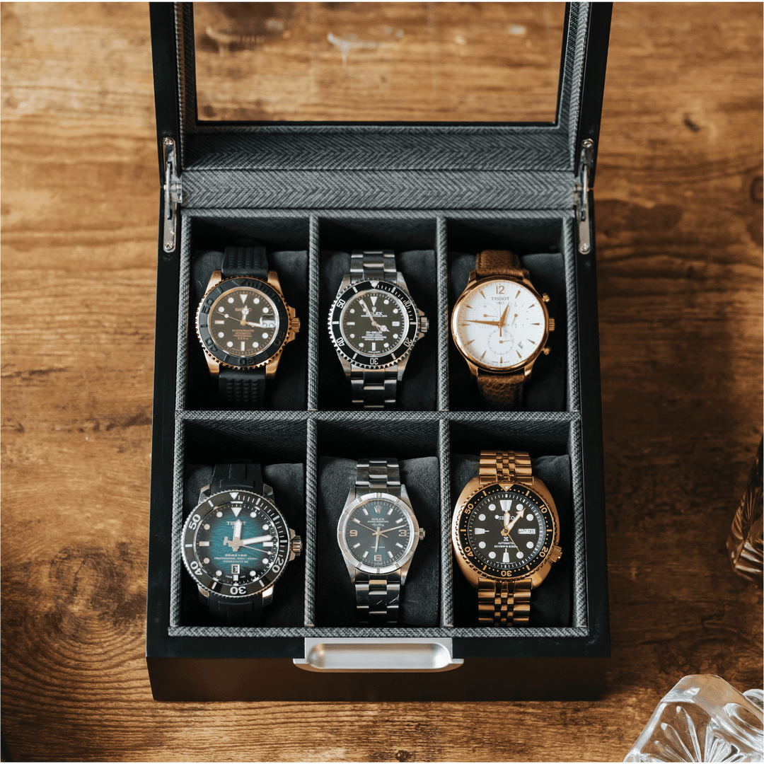 Gold watch box hotsell