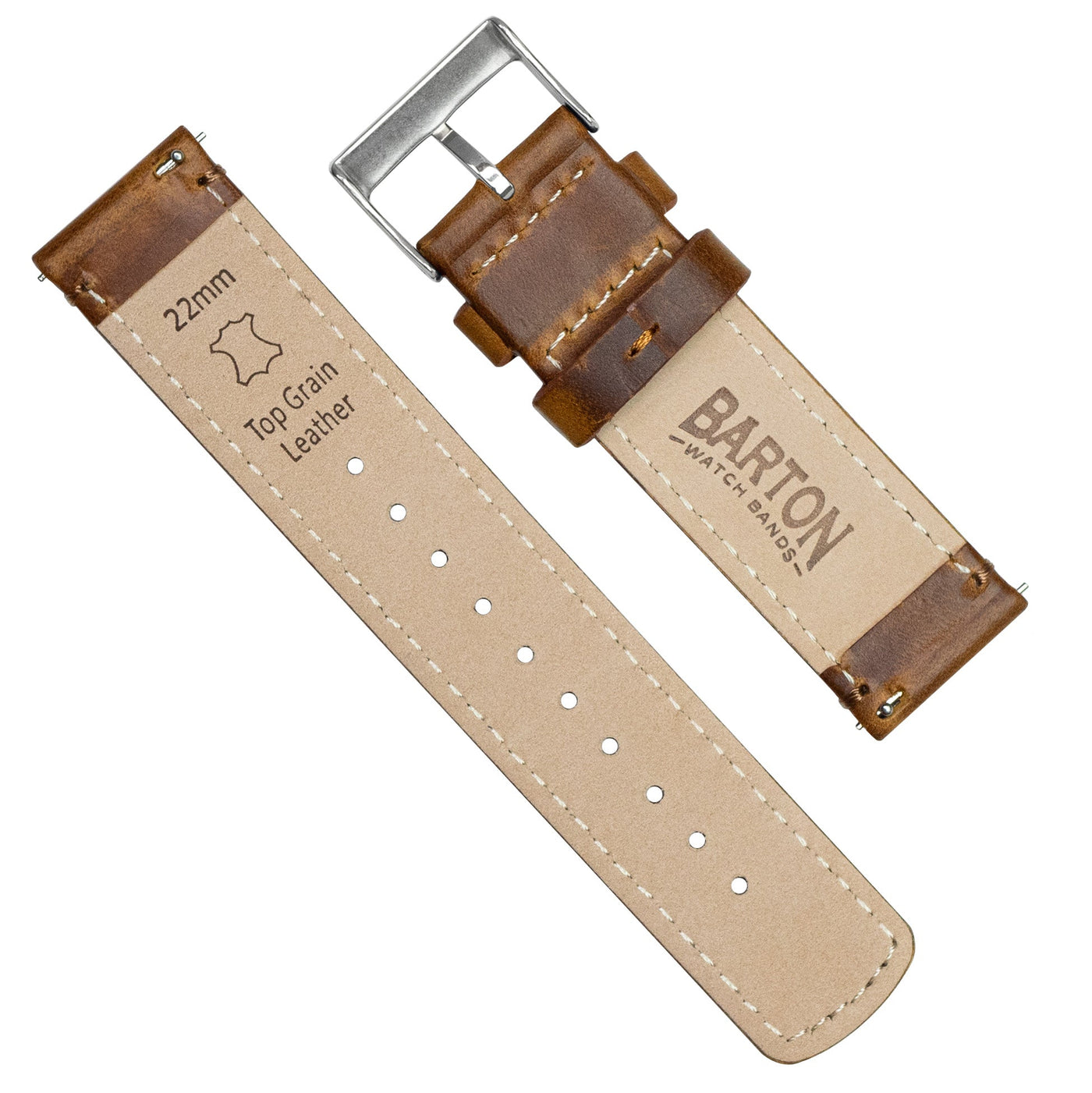 Weathered Brown Leather Band