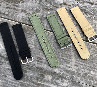 20 mm Lightweight Canvas Straps