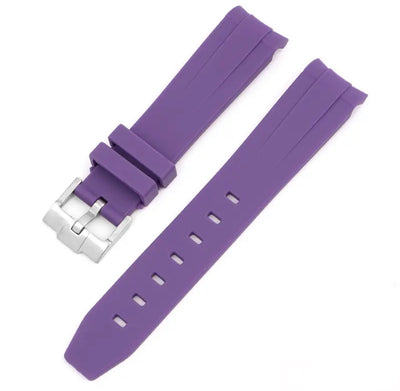 Curved End Rubber Strap
