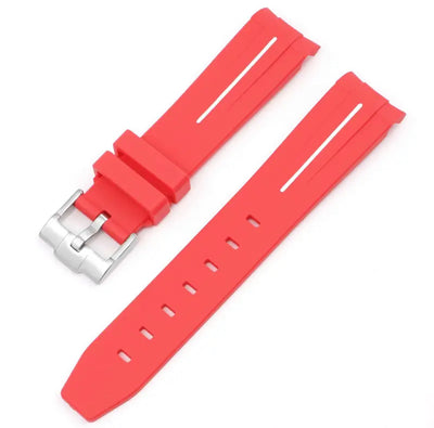 Curved End Rubber Strap