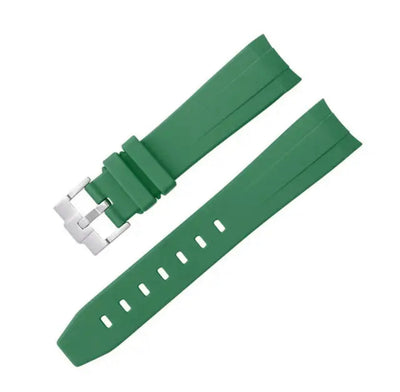 Curved End Rubber Strap