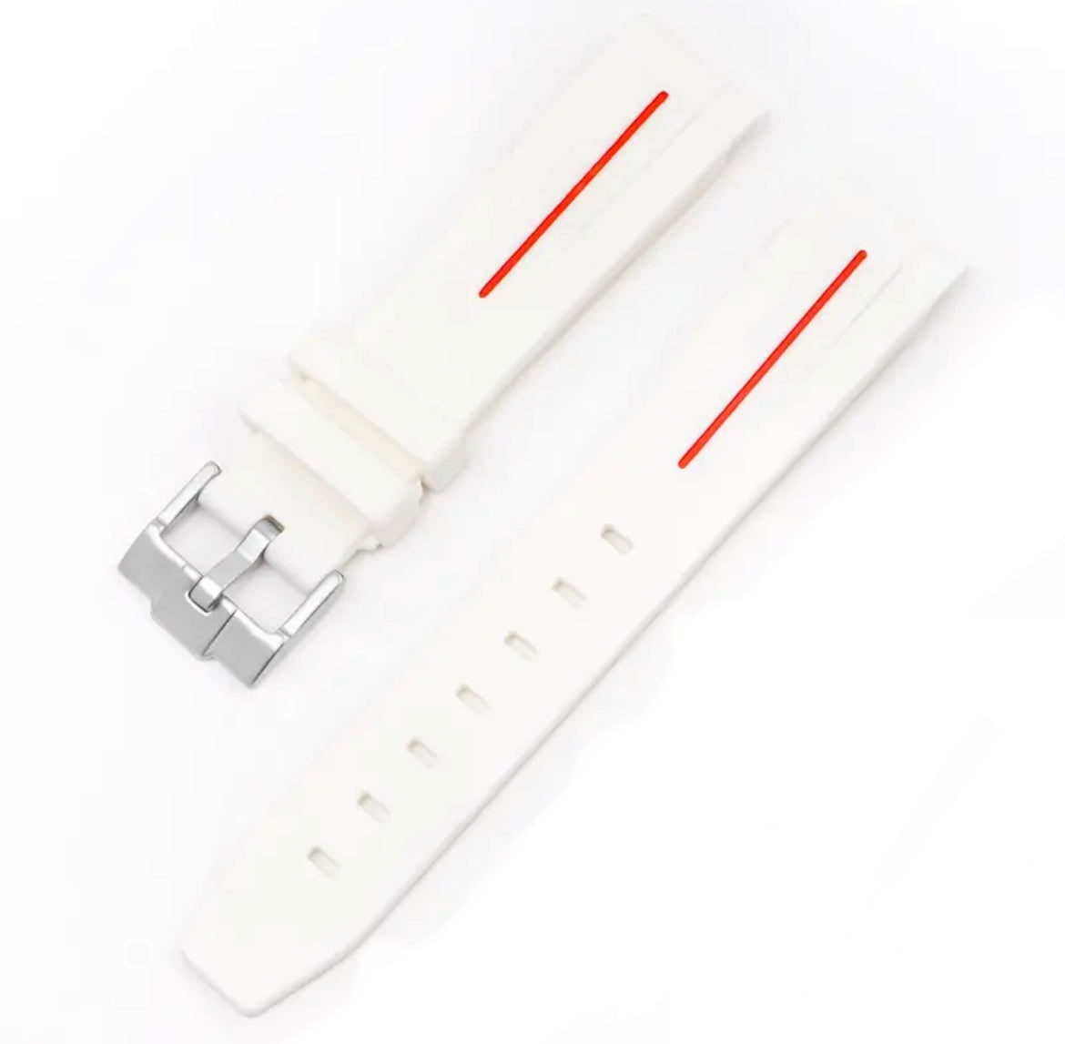 Curved End Rubber Strap