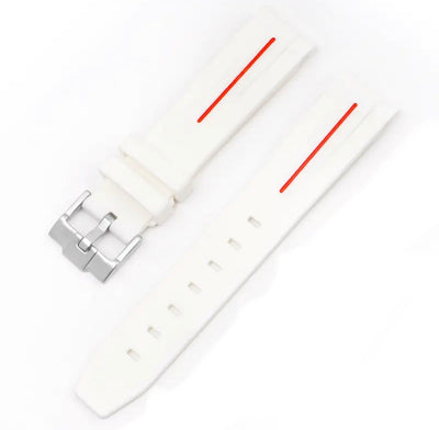 Curved End Rubber Strap