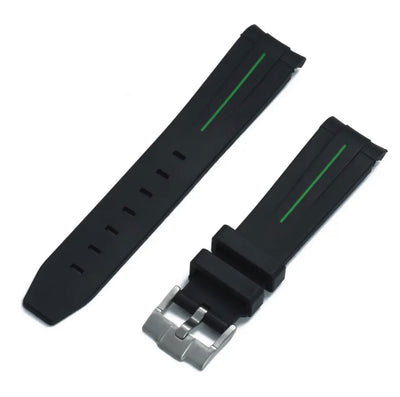 Curved End Rubber Strap