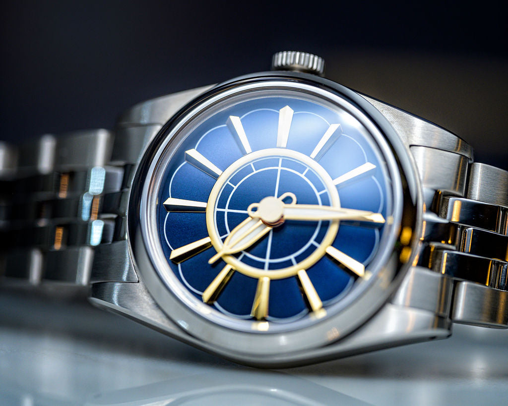Union Terminal Automatic Blue Richter Phillips Watch