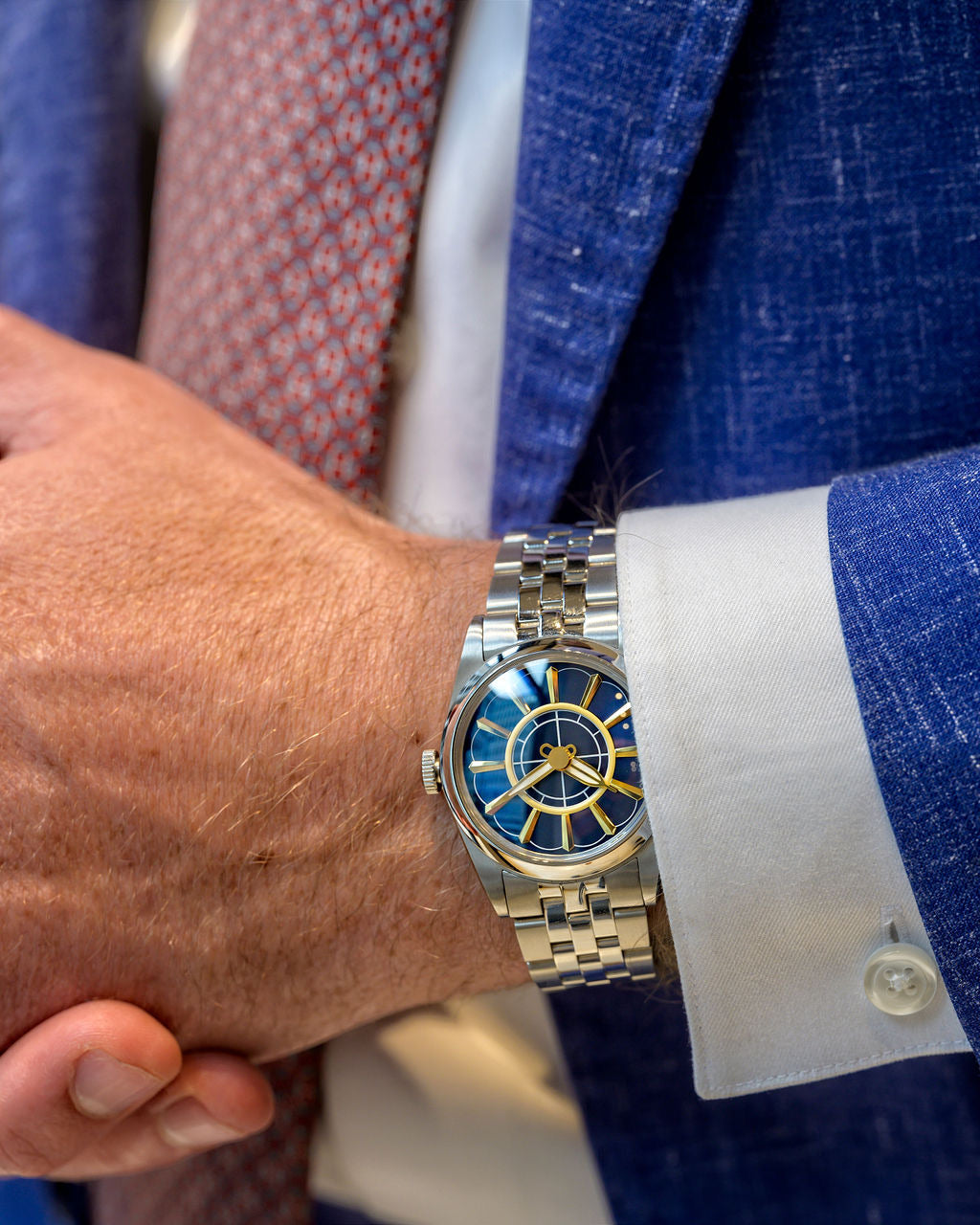 Union Terminal Automatic Blue Richter & Phillips Watch