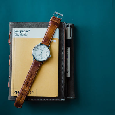 Weathered Brown Leather Band