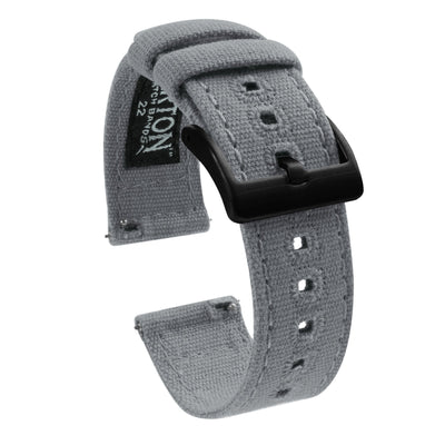 Cool Grey Premium Canvas Band