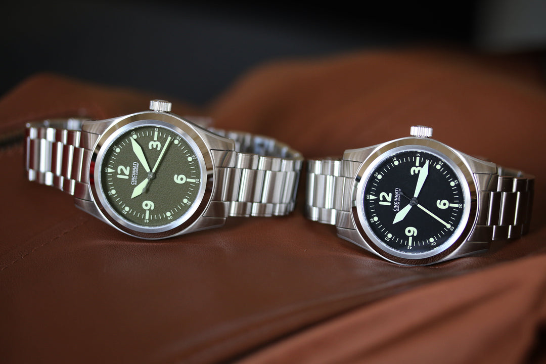P-40 A-11 Green Mechanical Pilot Watch – Cincinnati Watch Company
