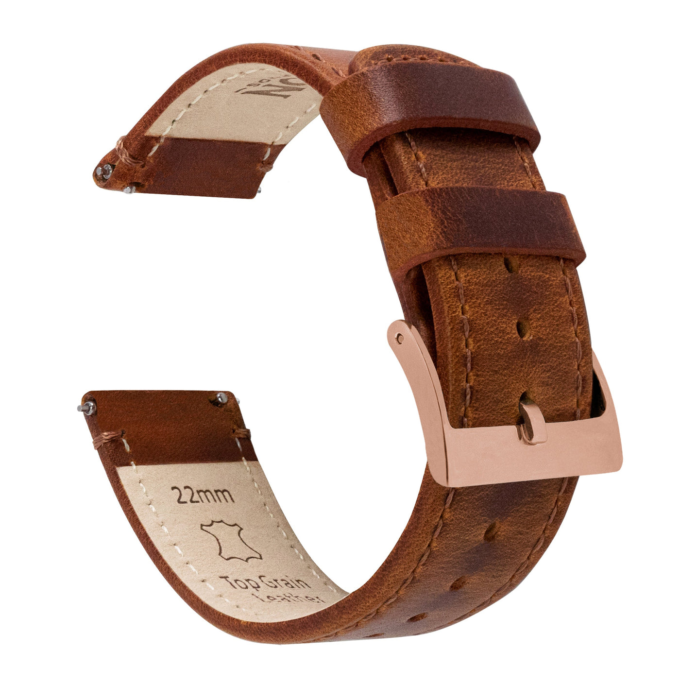 Weathered Brown Leather Band