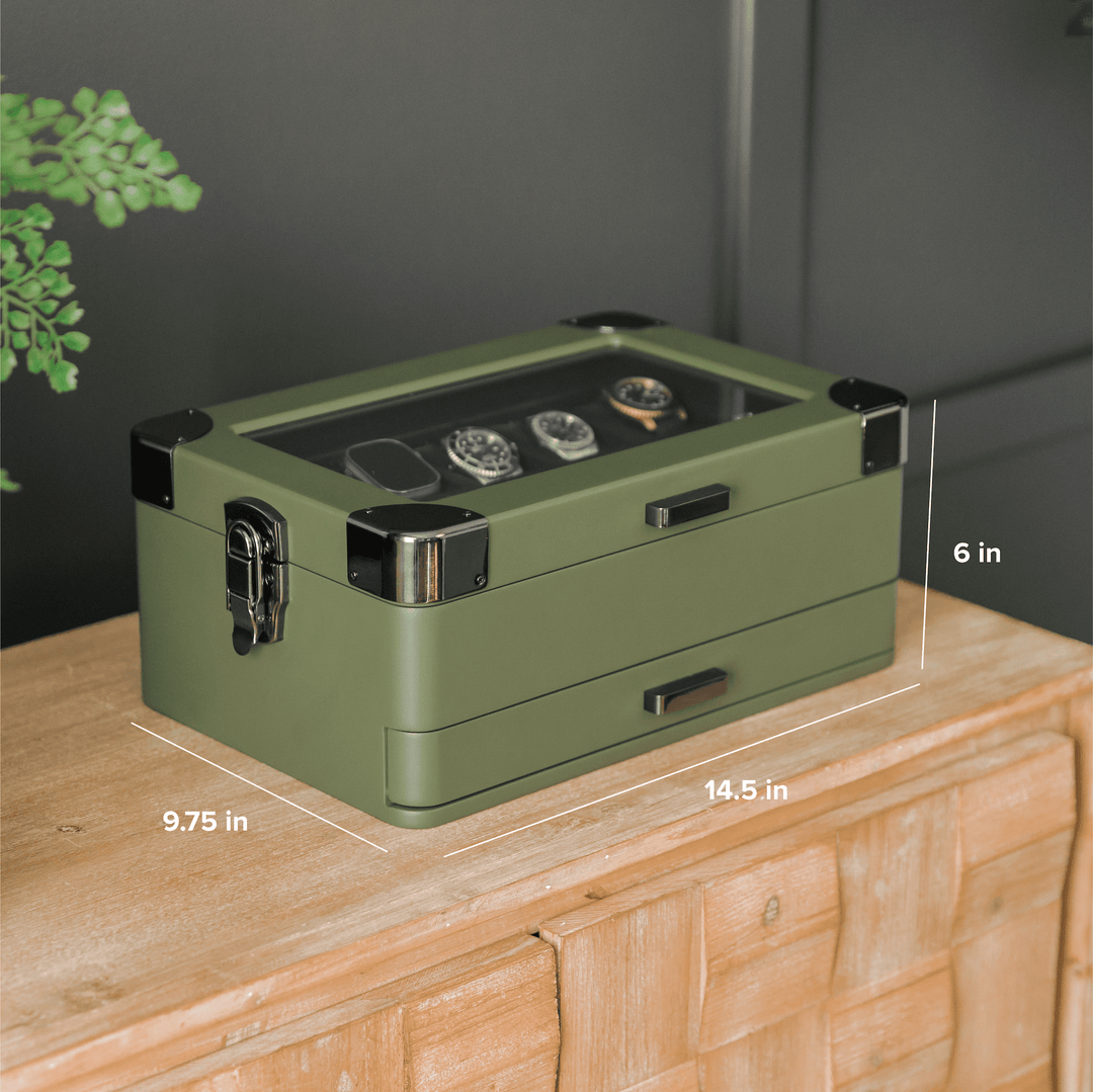 Military Modular Watch Box - 10 Slot – Cincinnati Watch Company