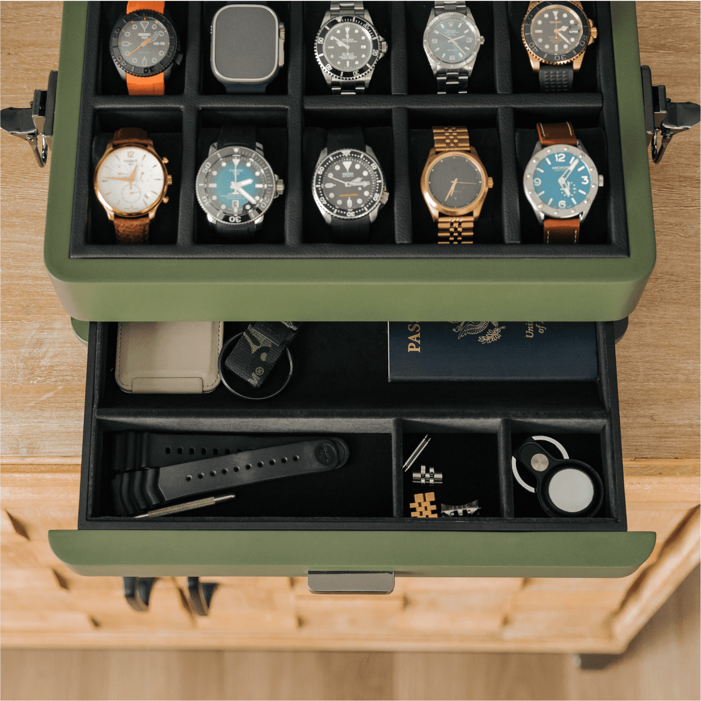 Military Modular Watch Box - 10 Slot