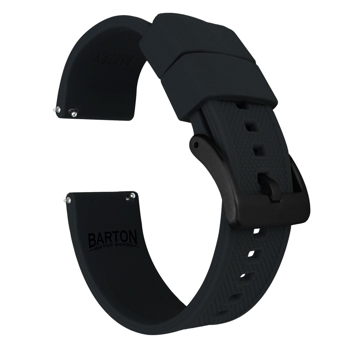 Black Elite Silicone Band Cincinnati Watch Company