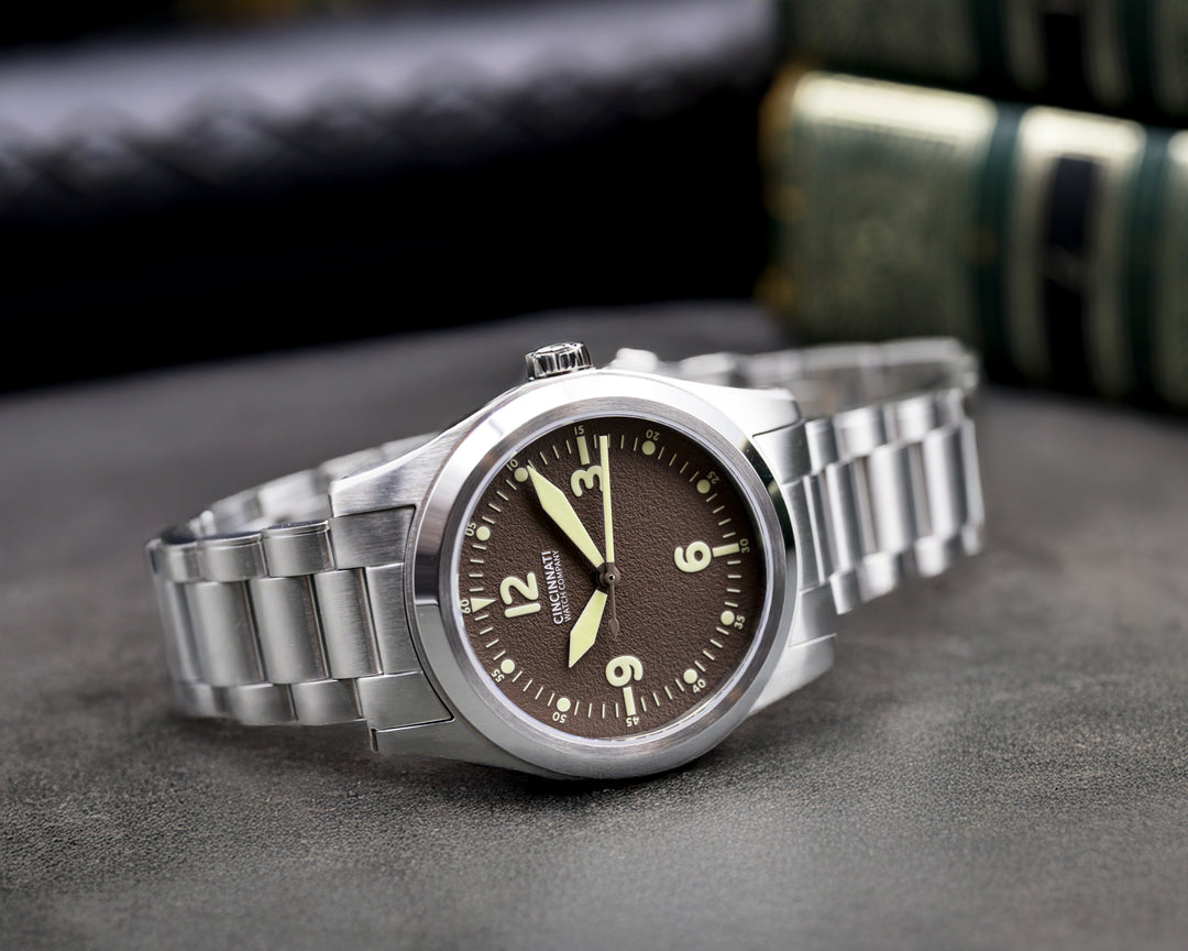 P-40 A-11 Pilot Brown Manual Wind – Cincinnati Watch Company