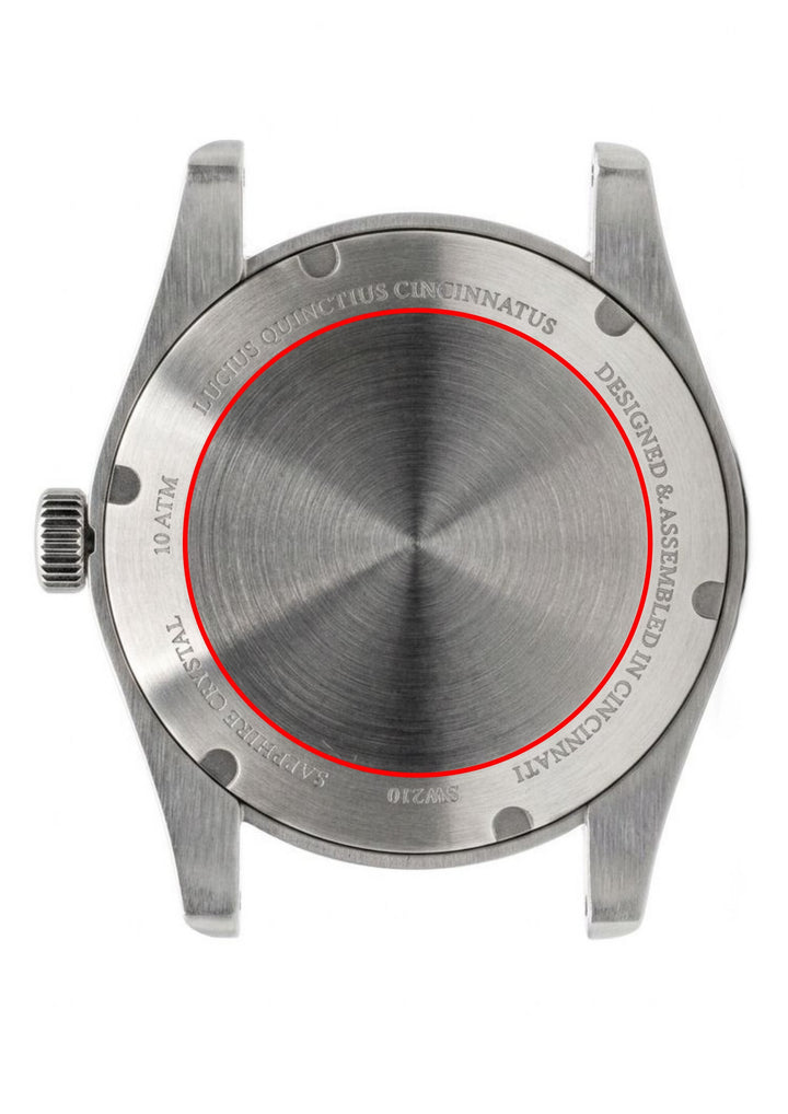 The Cincinnatus Field Burgundy Manual Wind – Cincinnati Watch Company