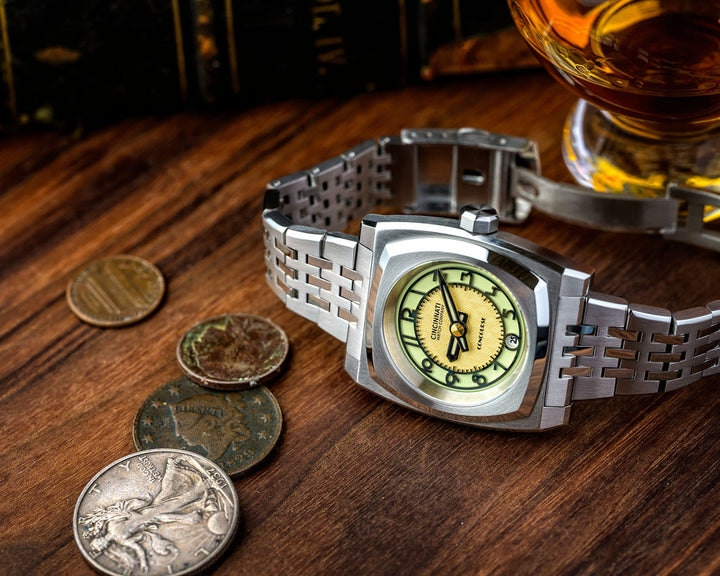 ヴェネチアングラス　ザンフィリココンポート Concourse Champagne – Cincinnati Watch Company